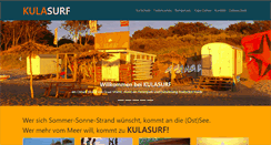Desktop Screenshot of kulasurf.de